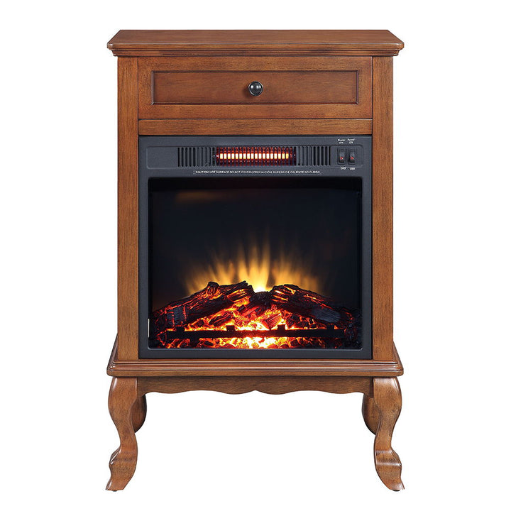 Eirene - Fireplace - Walnut