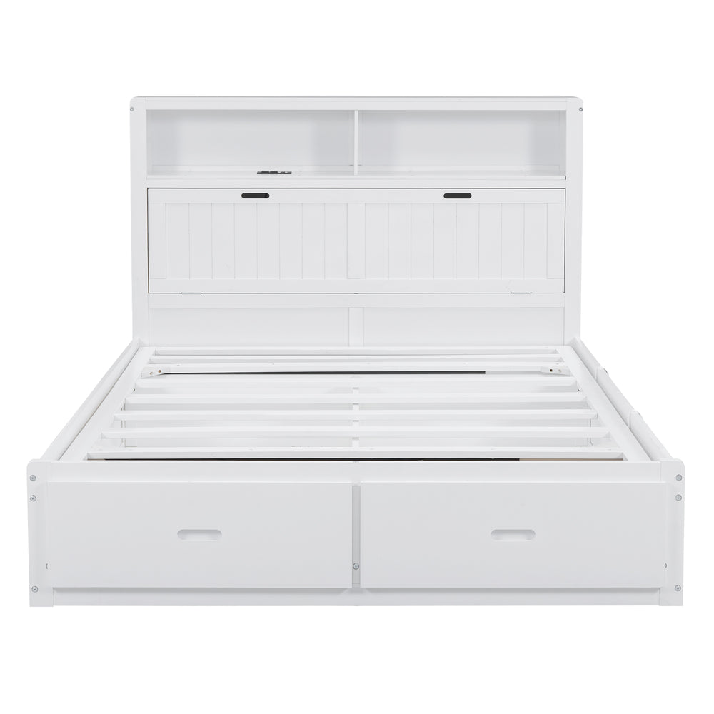 wood-queen-size-hydraulic-platform-bed-with-storage-led-headboard-charging-station-and-2-drawers