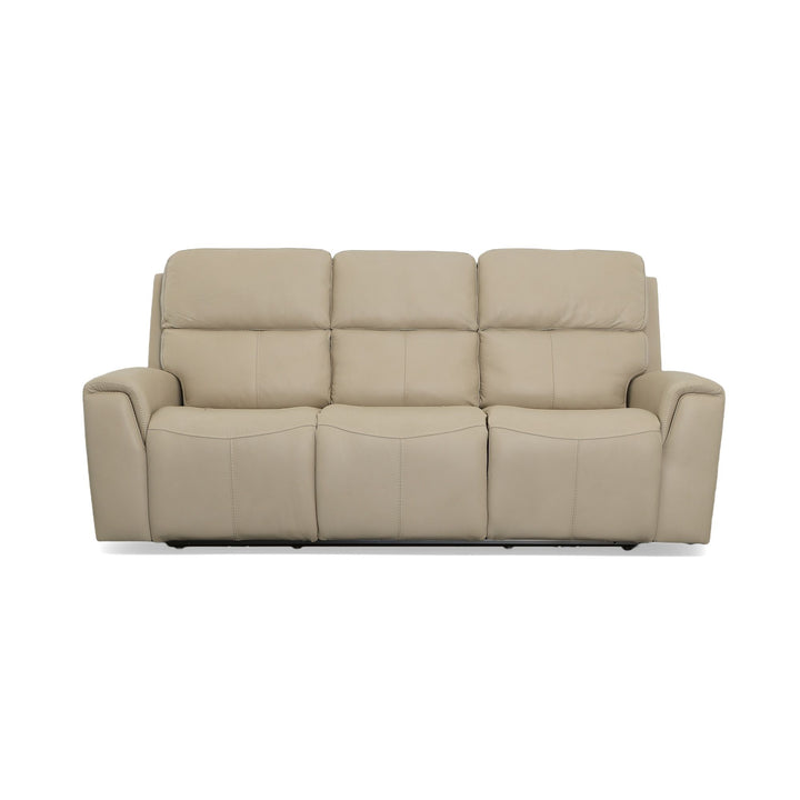Jarvis Power Reclining Sofa With Power Headrests Parchment