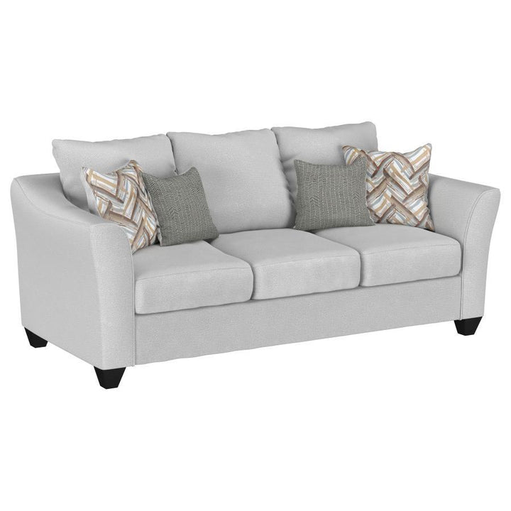 Coaster Furniture Salizar - Upholstered Flared Arm Sofa - Sand