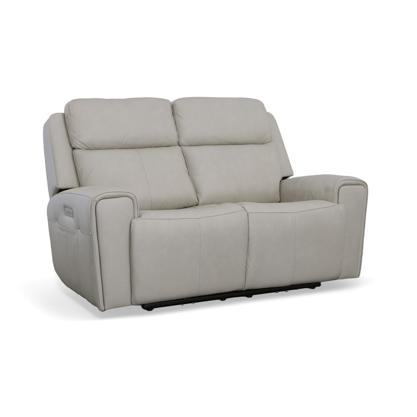 Flexsteel 1601-60PH-03001 Barnett  Power Reclining Loveseat With Power Headrests & Lumbar  Timber