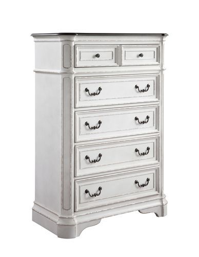 Florian - Chest - Antique White & Oak