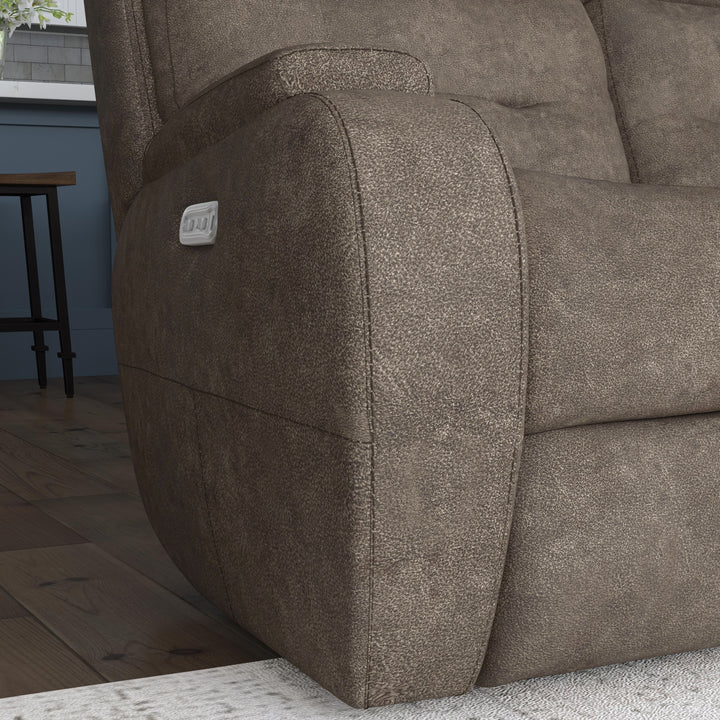 flexsteel-b3906-62h-strait-power-reclining-sofa-with-power-headrests-dark-brown