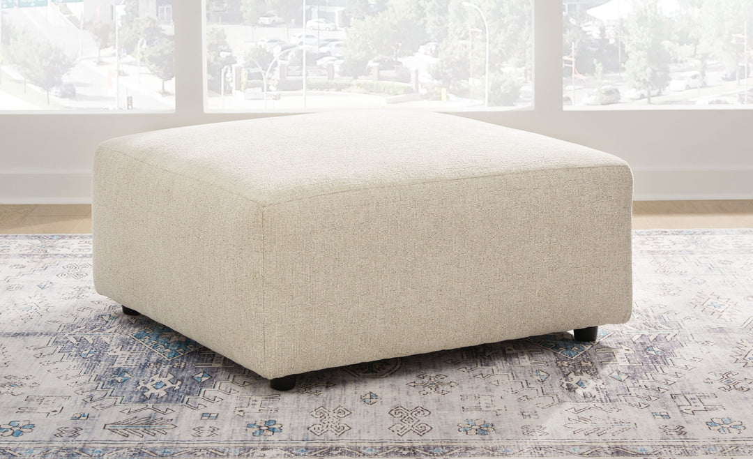 Edenfield - Oversized Accent Ottoman - Linen