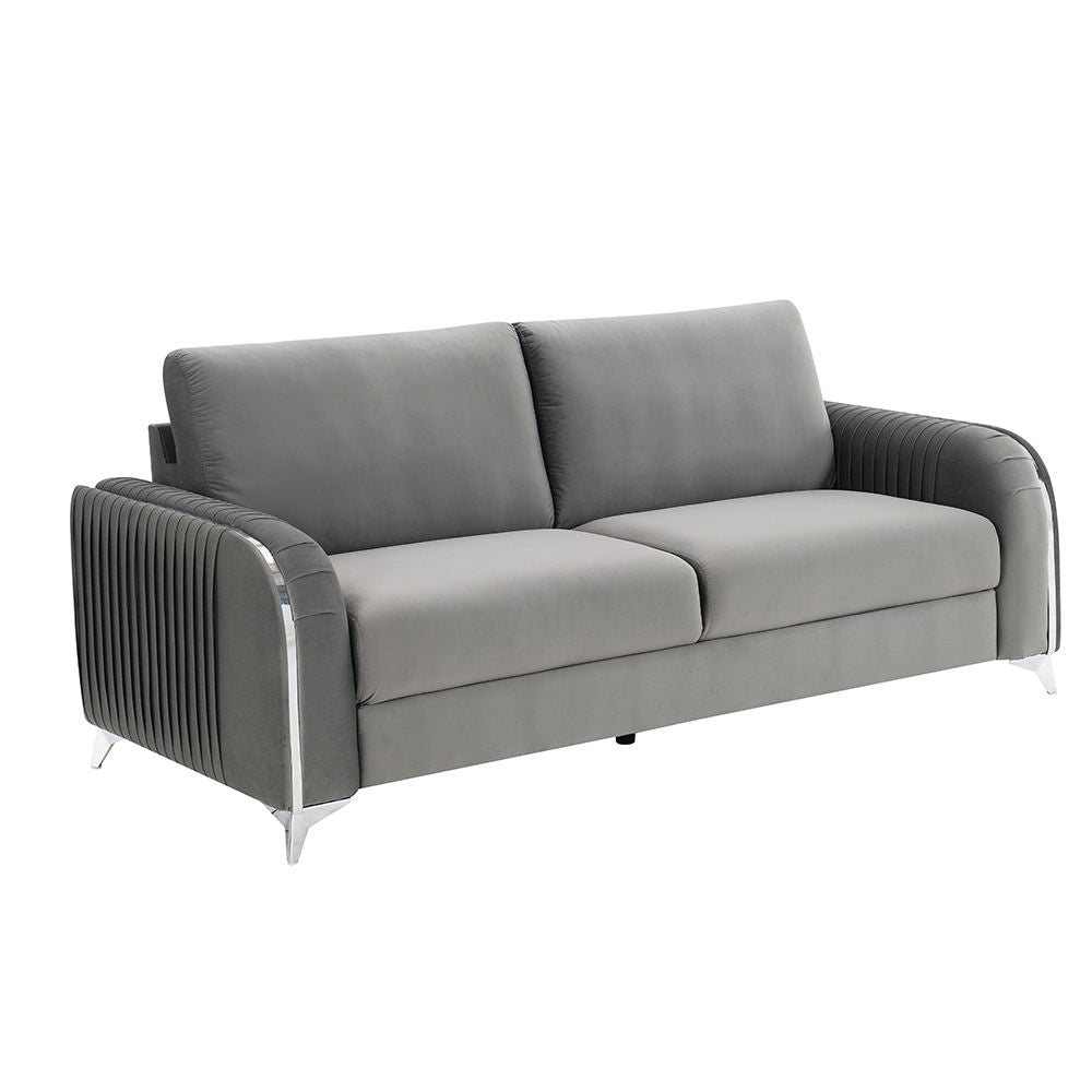 ACME Furniture Wenona Sofa Gray Velvet