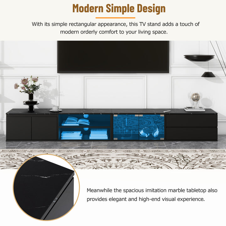 modern-app-controlled-led-faux-marble-tabletop-with-tempered-glass-doors-tv-stand-for-tvs-up-to-105-black
