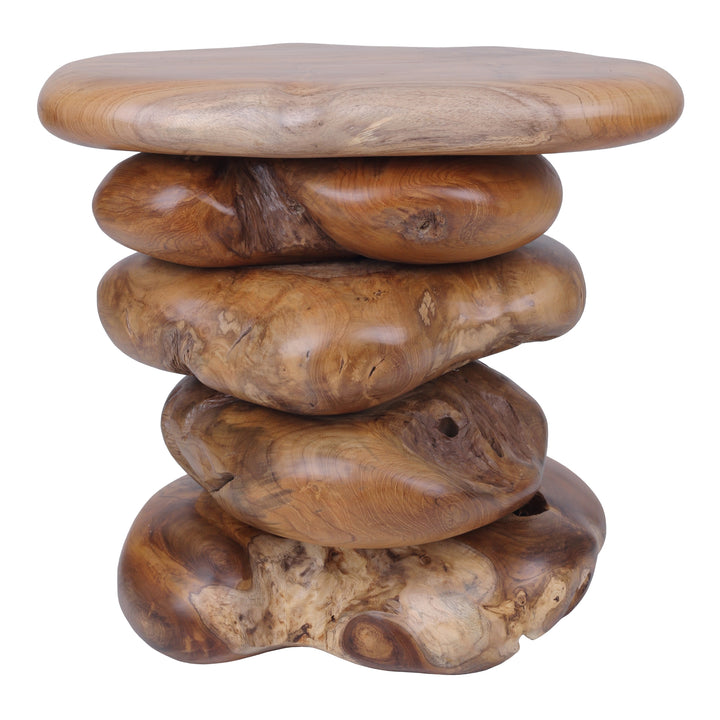 Katniss Reclaimed Teak Side/End Table - Natural