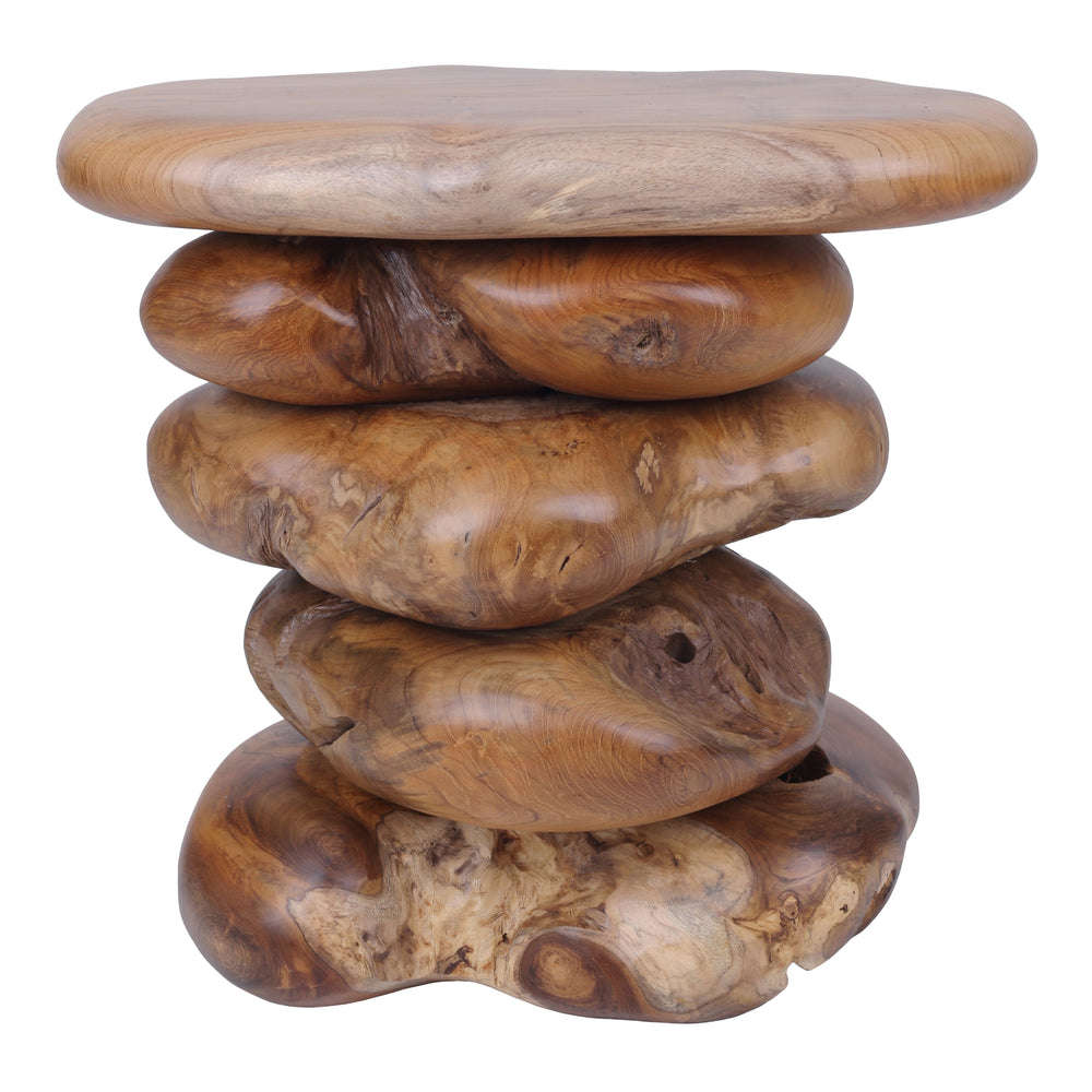 Katniss Reclaimed Teak Side/End Table - Natural