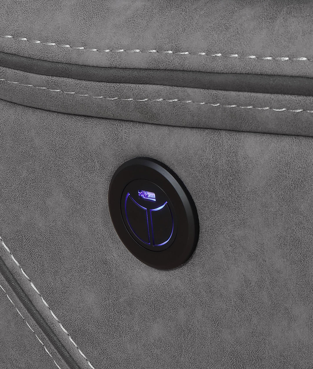 Coaster Furniture 600370 Higgins Upholstered Power Reclining Sectional Sofa Grey