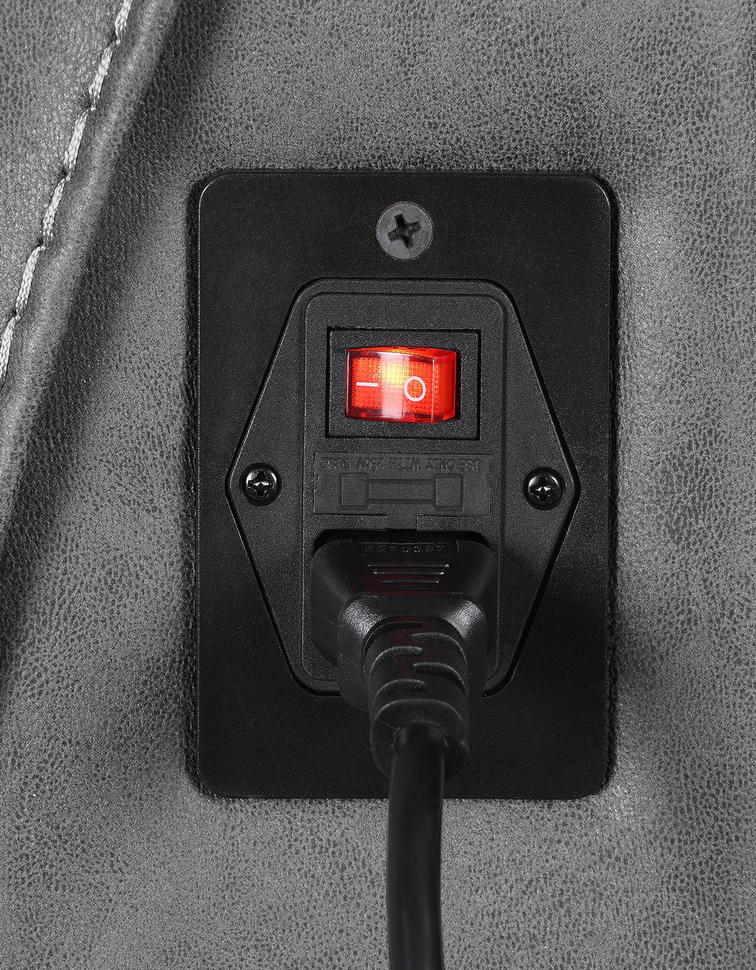 Coaster Furniture 600370 Higgins Upholstered Power Reclining Sectional Sofa Grey