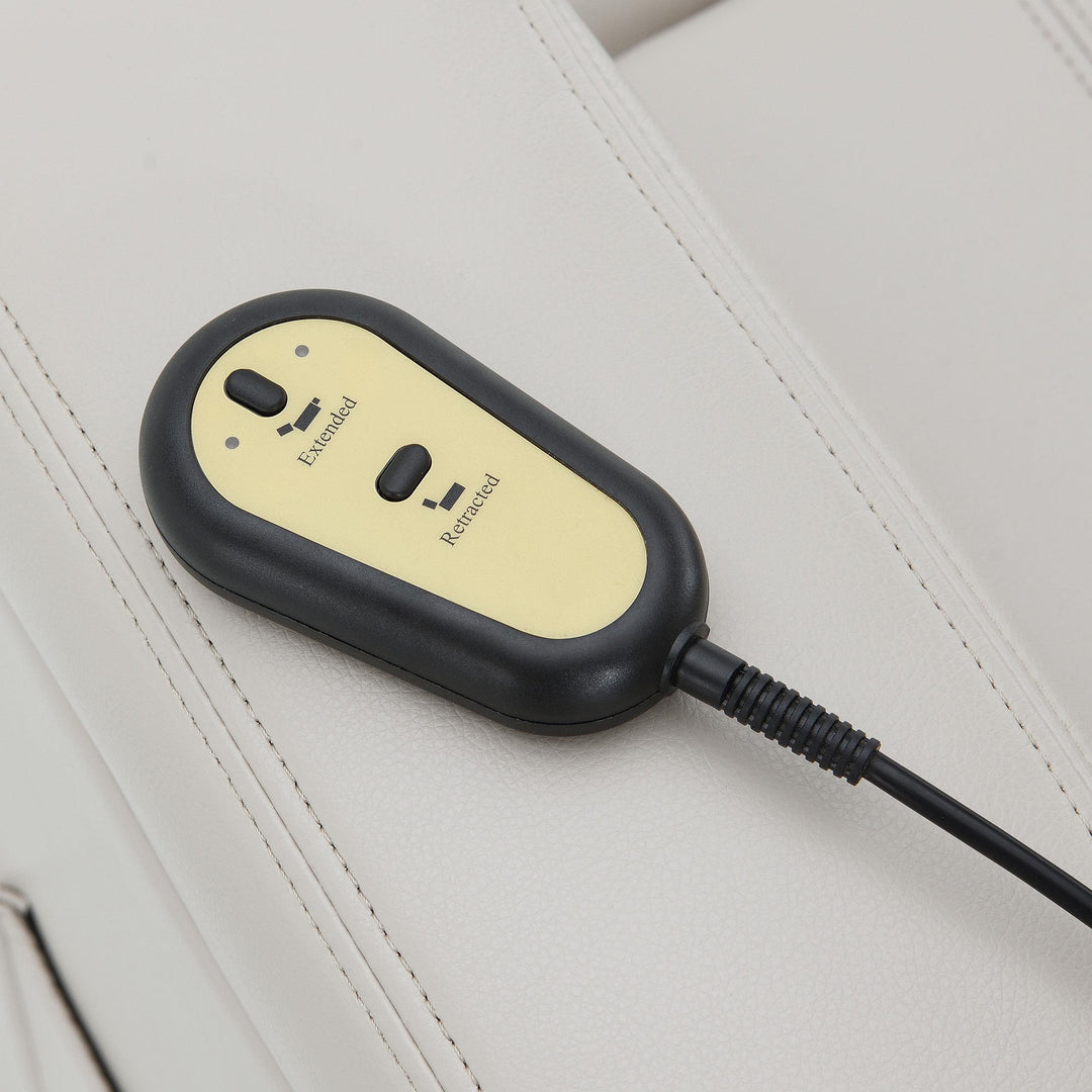 Coaster Furniture 600497P Sanger Upholstered Power Lift Massage Recliner Champagne