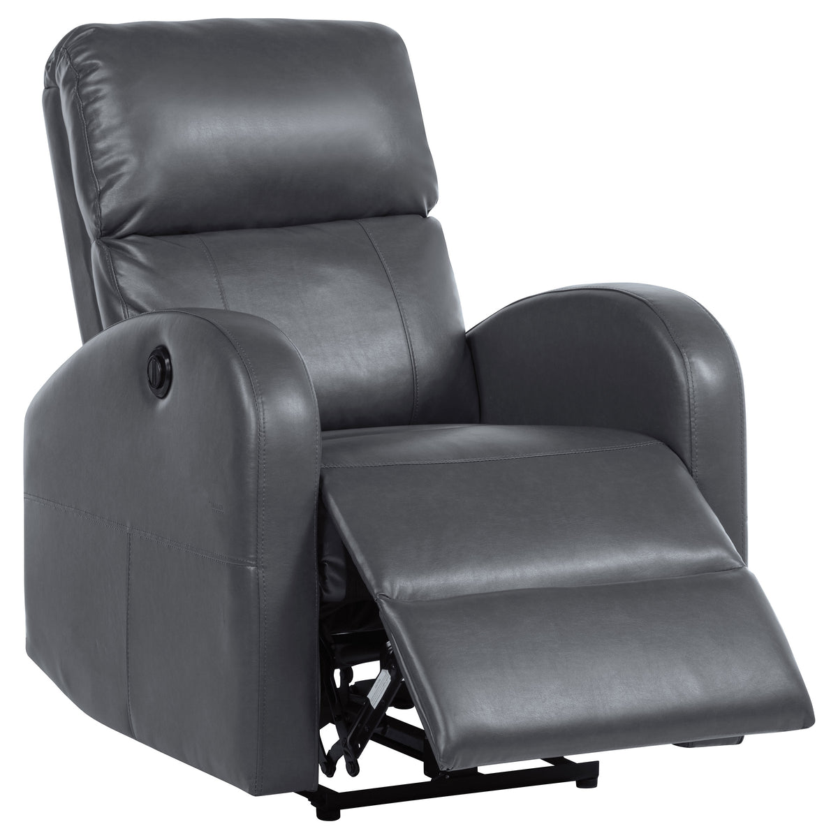 Grant - Upholstered Power Recliner Chair - Gray