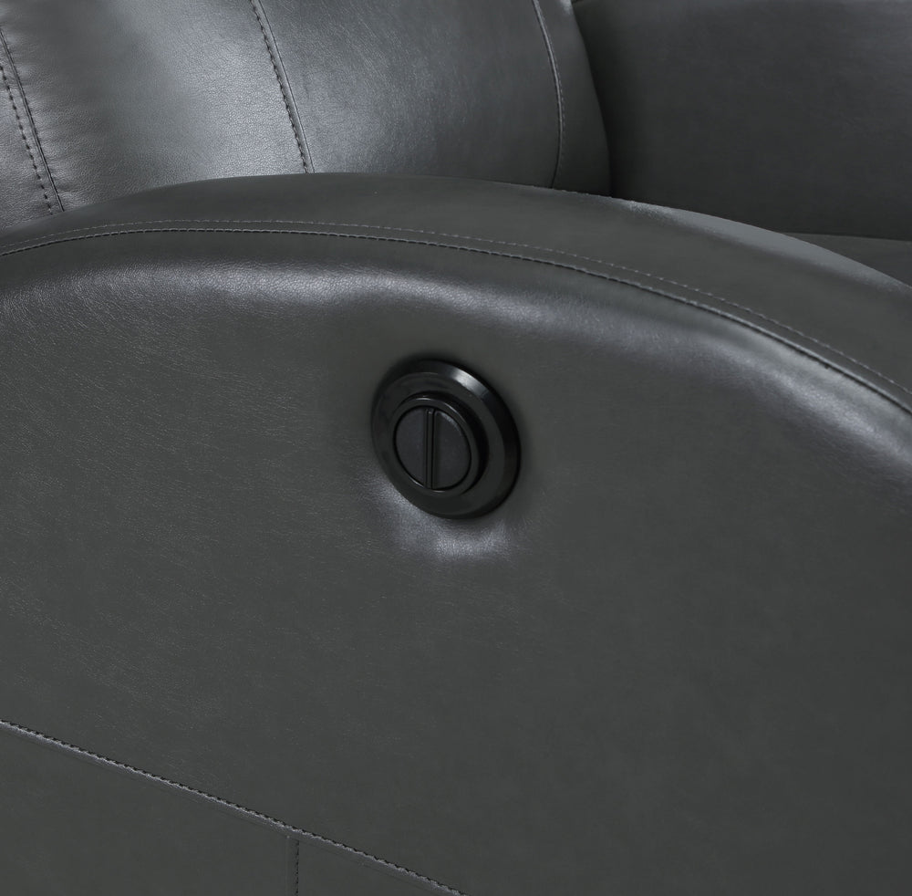 Grant - Upholstered Power Recliner Chair - Gray