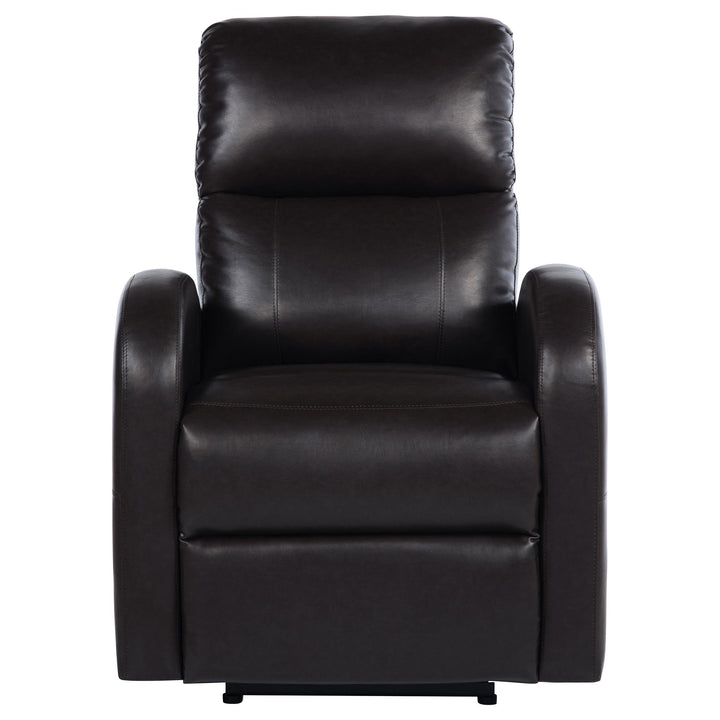 Coaster Furniture 601500P Grant Upholstered Power Recliner Chair Brown