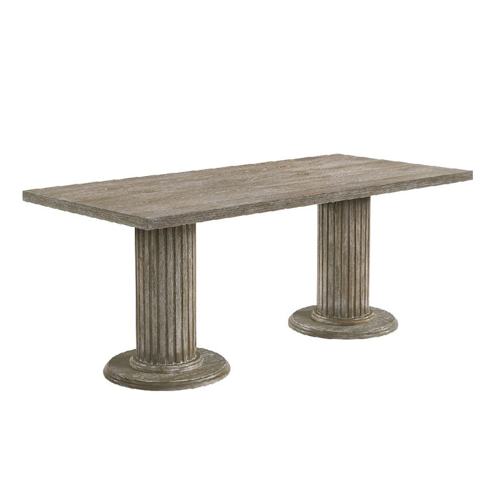 Gabrian Dining Table in Reclaimed Gray