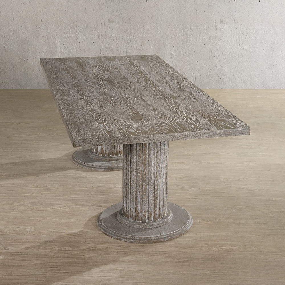 Gabrian Dining Table in Reclaimed Gray