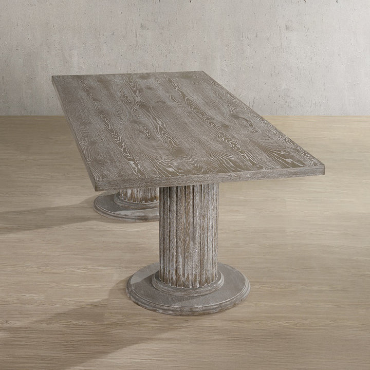 Gabrian Dining Table in Reclaimed Gray
