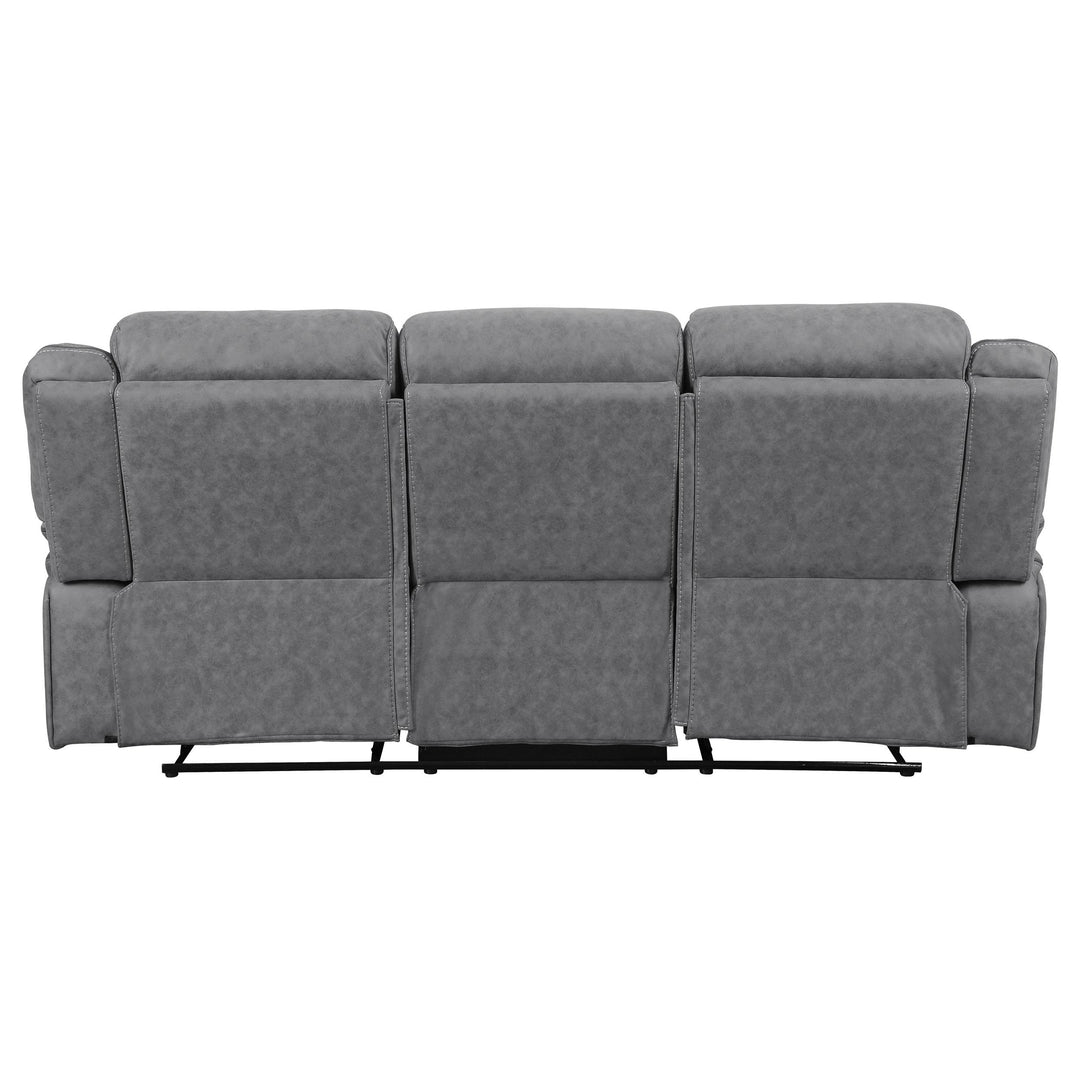 Coaster Furniture 602261 Higgins Upholstered Motion Reclining Sofa Grey