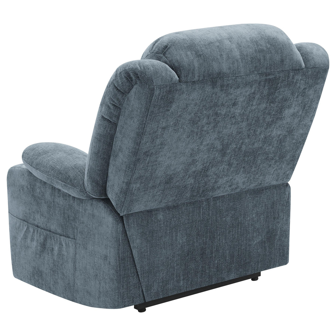 Coaster Furniture 602294P Houston Upholstered Power Lift Recliner Slate Blue