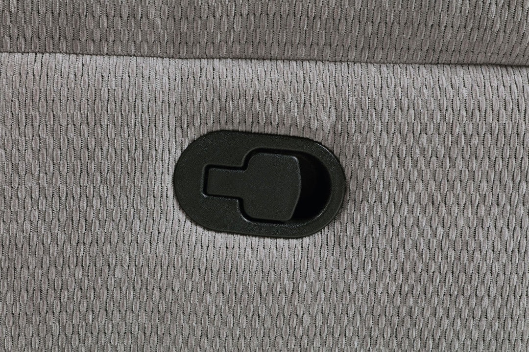 Coaster Furniture 602553 Gilson Chenille Upholstered Glider Recliner Chair Grey