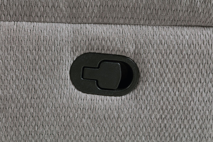 Coaster Furniture 602553 Gilson Chenille Upholstered Glider Recliner Chair Grey