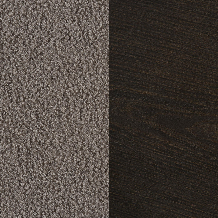 Coaster Furniture 602626 Paige Boucle Upholstered Mid Back Rocking Chair Taupe