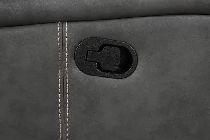 Coaster Furniture 603192 Raelynn Upholstered Track Arm Motion Loveseat Grey