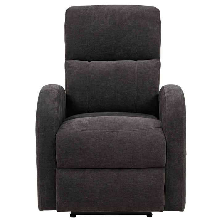 Grant - Fabric Upholstered Power Recliner Chair - Charcoal Gray