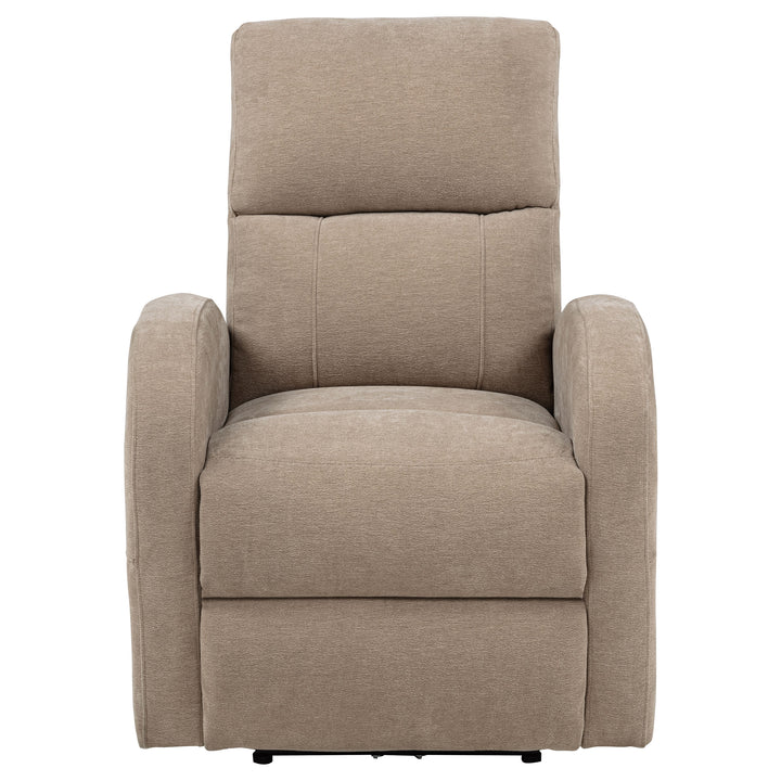 Grant - Fabric Upholstered Power Recliner Chair - Camel
