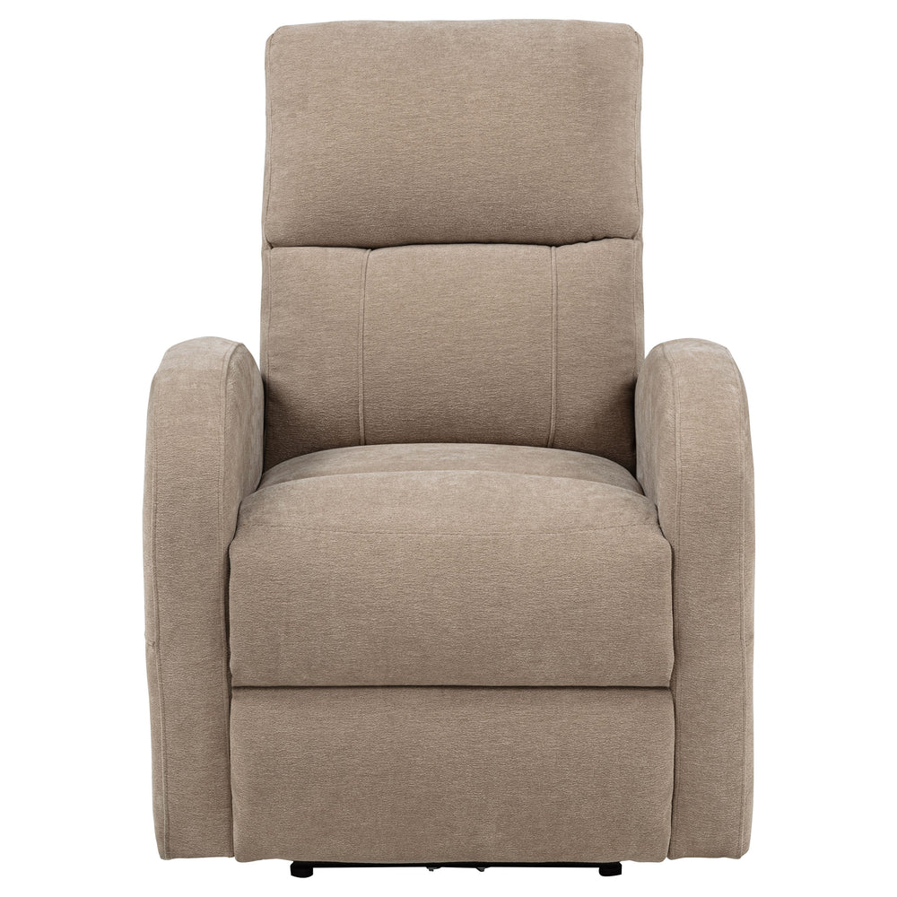 Grant - Fabric Upholstered Power Recliner Chair - Camel