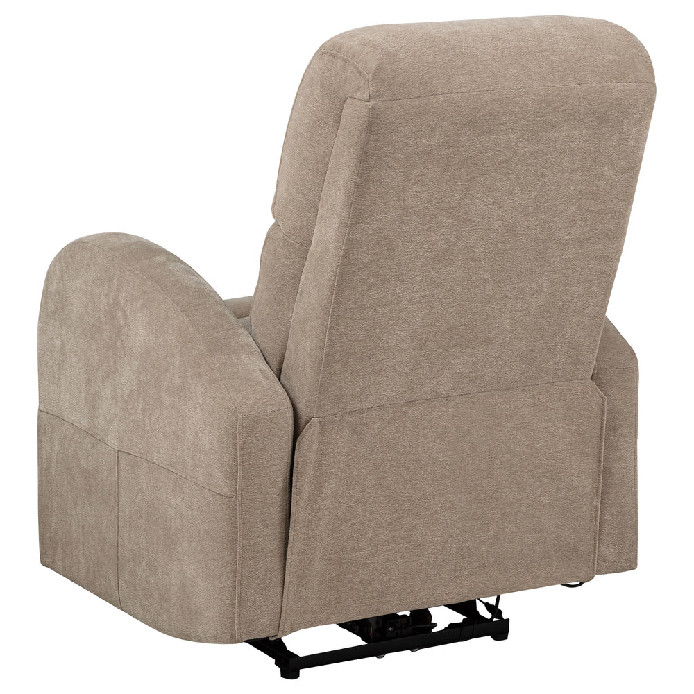 Grant - Fabric Upholstered Power Recliner Chair - Camel