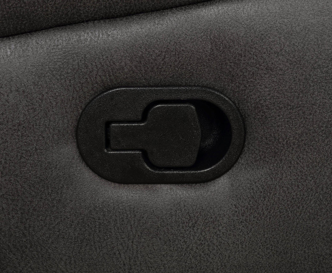 Coaster Furniture 603504 Lawrence Upholstered Padded Arm Reclining Sofa Charcoal