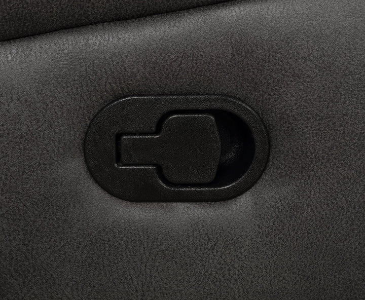 Coaster Furniture 603504 Lawrence Upholstered Padded Arm Reclining Sofa Charcoal