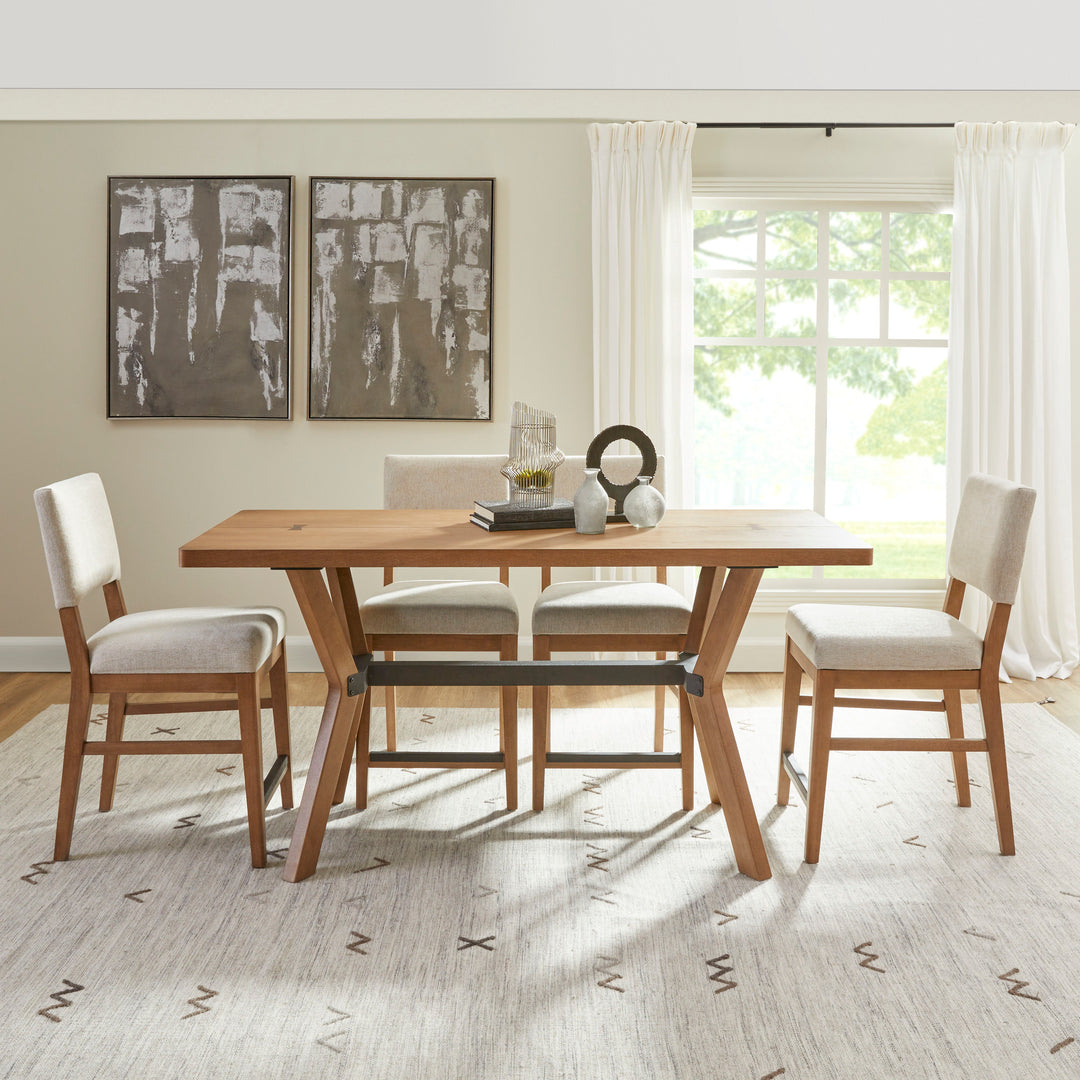Millwork  Friendship Table  Light Brown