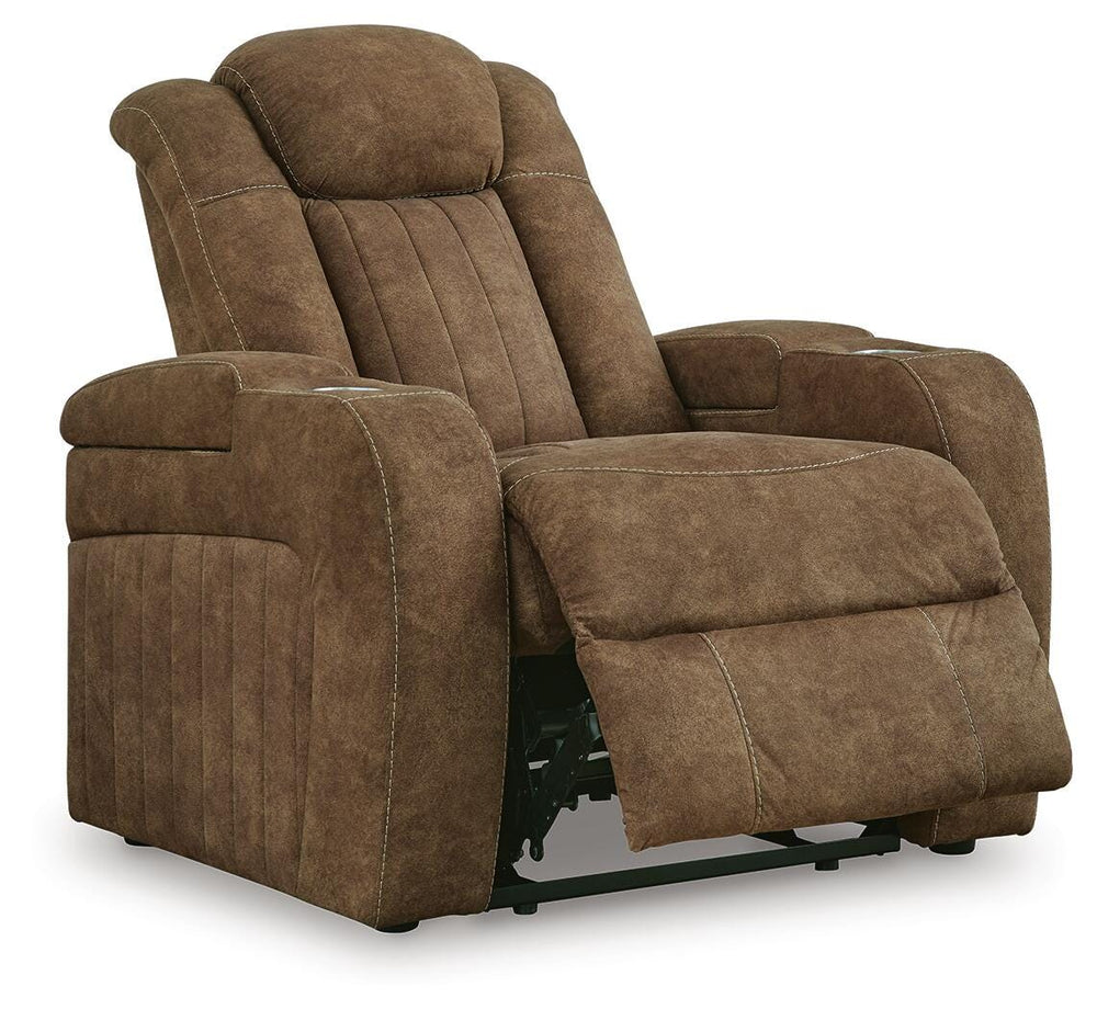 Wolfridge Power Recliner - Dark Brown (3)