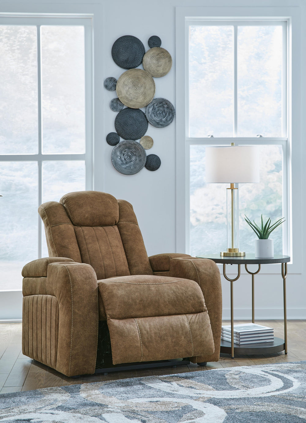 Wolfridge Power Recliner - Dark Brown (6)