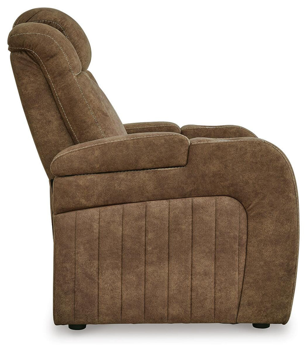 Wolfridge Power Recliner - Dark Brown (5)