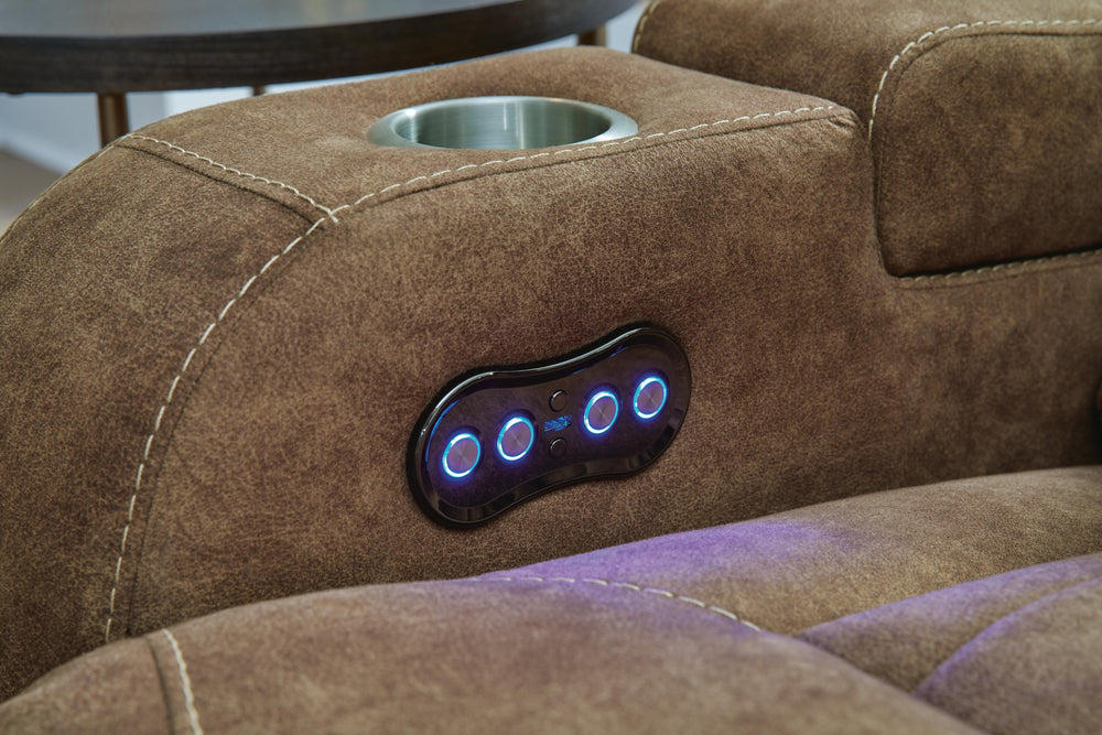 Wolfridge Power Recliner - Dark Brown (9)
