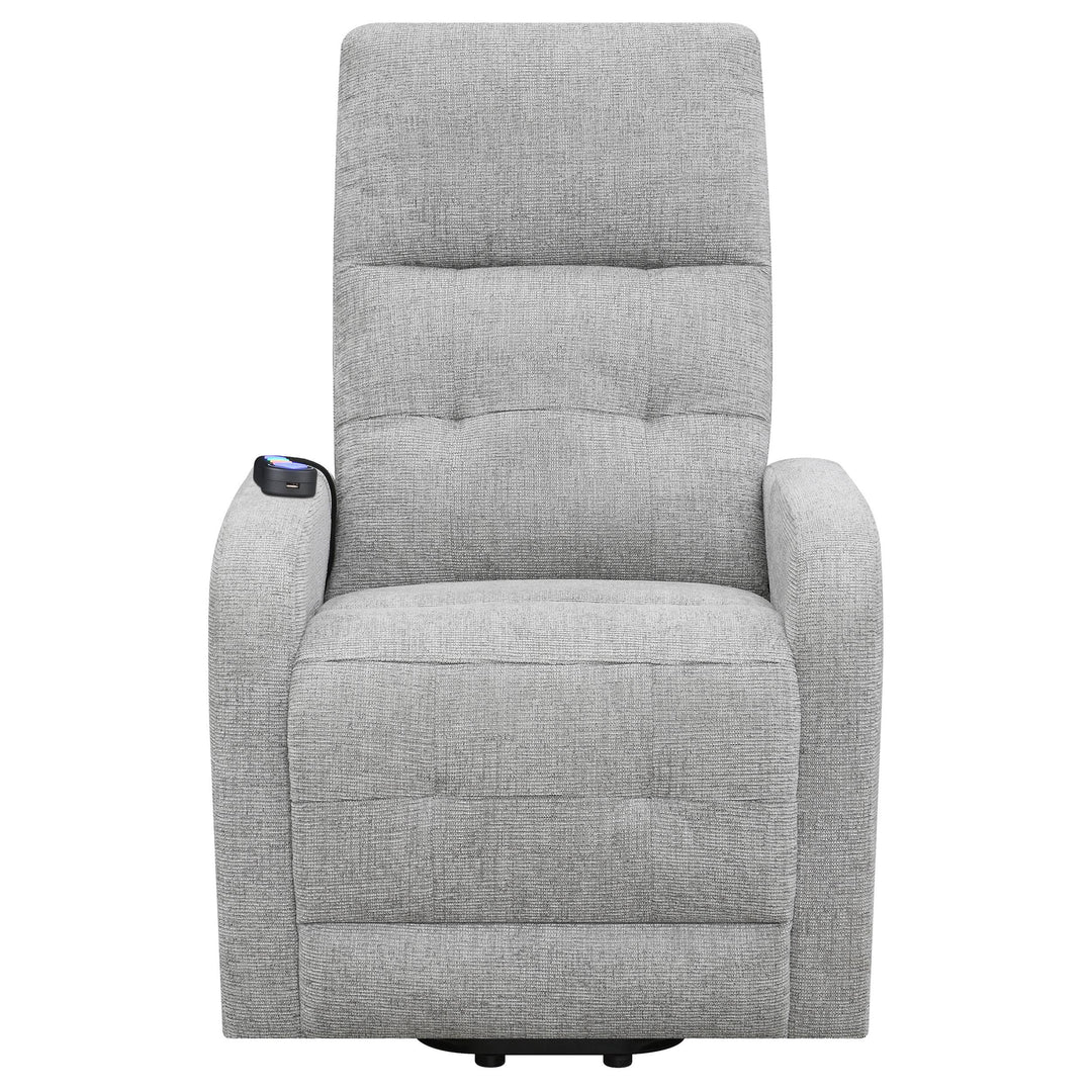 Coaster Furniture 609402P Howie Upholstered Power Lift Massage Chair Grey