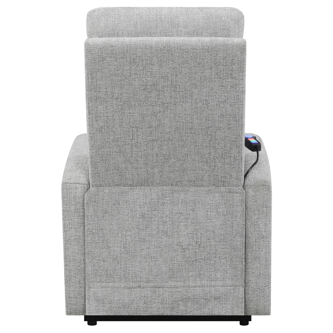 Coaster Furniture 609402P Howie Upholstered Power Lift Massage Chair Grey