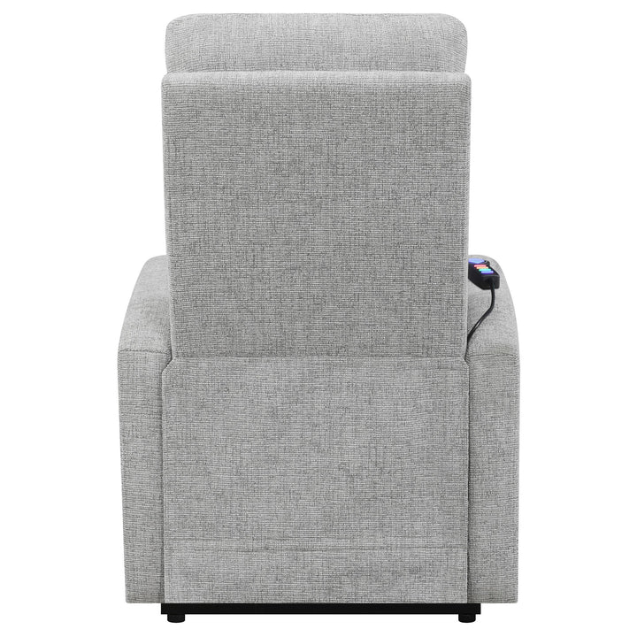 Coaster Furniture 609402P Howie Upholstered Power Lift Massage Chair Grey