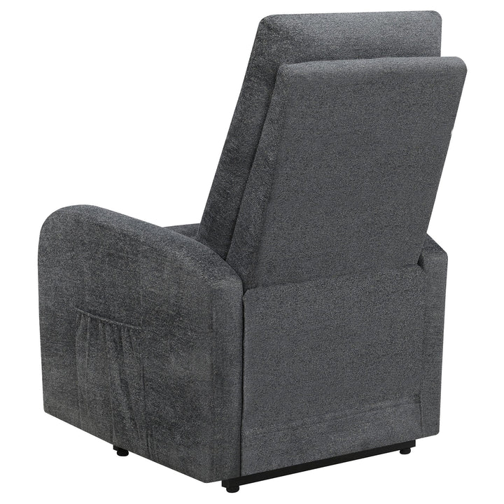 Coaster Furniture 609403P Howie Upholstered Power Lift Massage Chair Charcoal