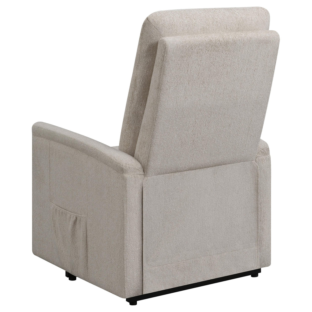 Coaster Furniture 609405P Henrietta Upholstered Power Lift Massage Chair Beige