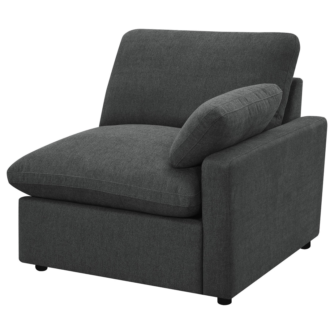 Coaster Furniture 609532P Collins Modular Power Loveseat Dark Grey