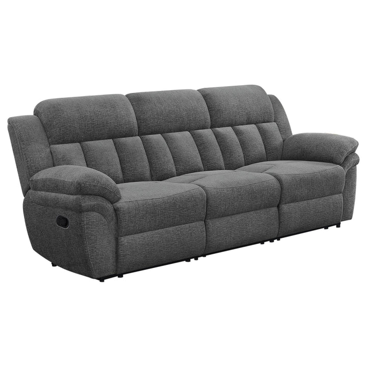 Coaster Furniture 609541 Bahrain Upholstered Motion Sofa Charcoal