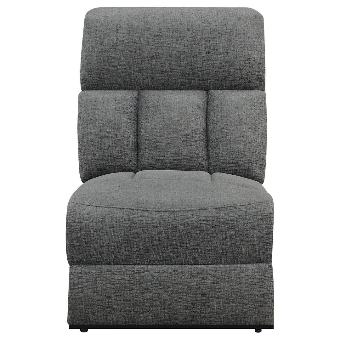 Coaster Furniture 609541 Bahrain Upholstered Motion Sofa Charcoal