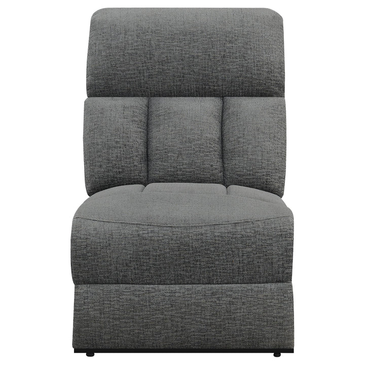 Coaster Furniture 609541 Bahrain Upholstered Motion Sofa Charcoal