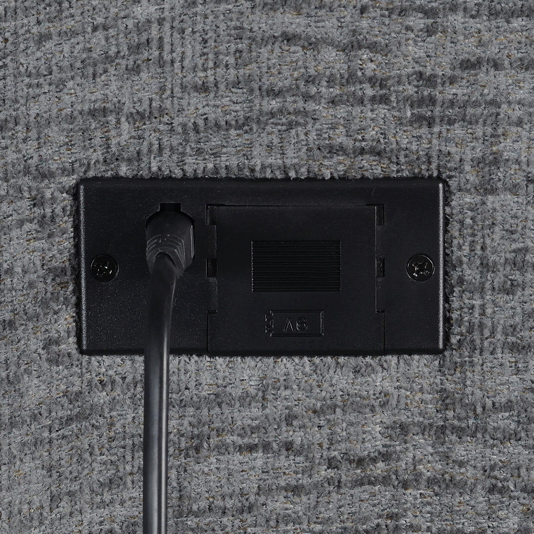 Coaster Furniture 609542 Bahrain Upholstered Motion Loveseat Charcoal