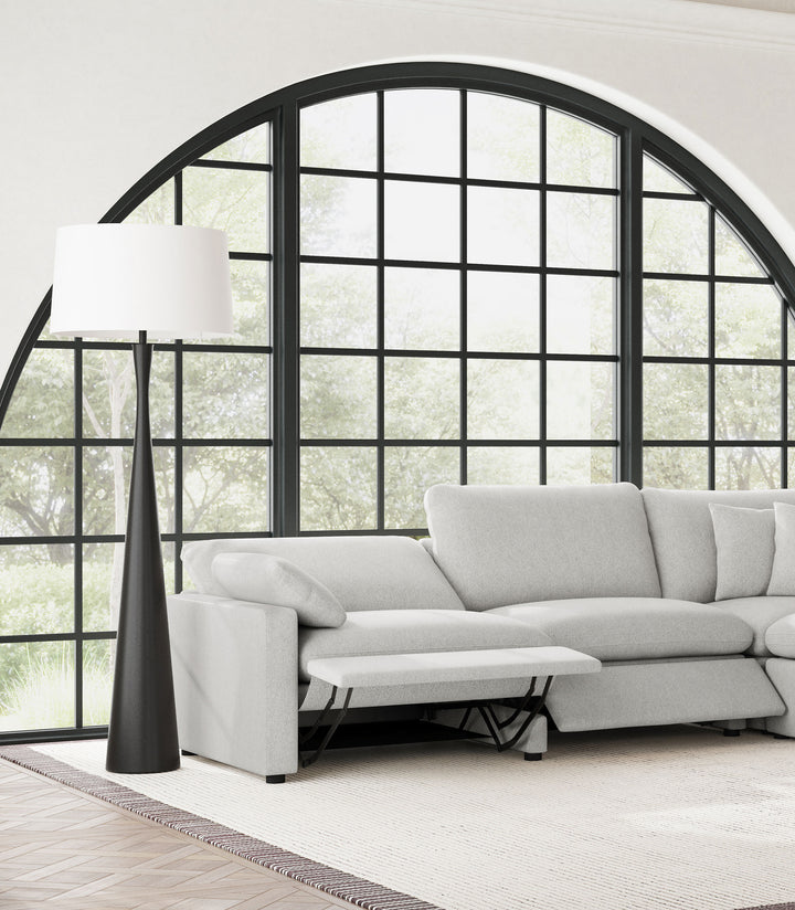 Collins - Modular Power Reclining Sectional Power Armless Chair - Gray