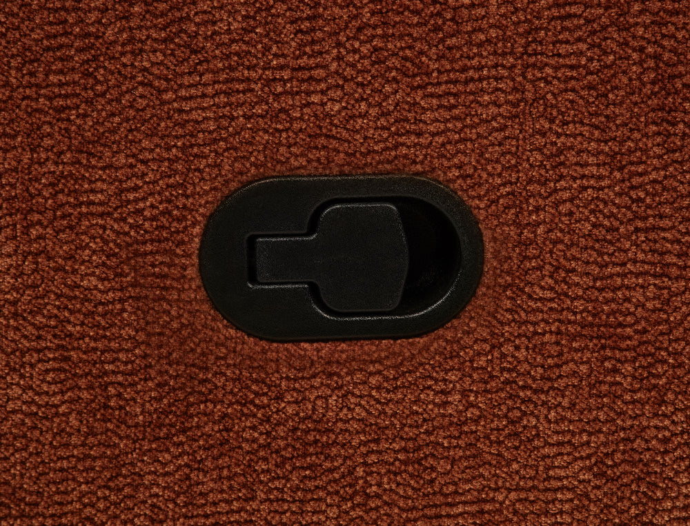 Navarro - Chenille Upholstered Reclining Sofa - Burnt Orange